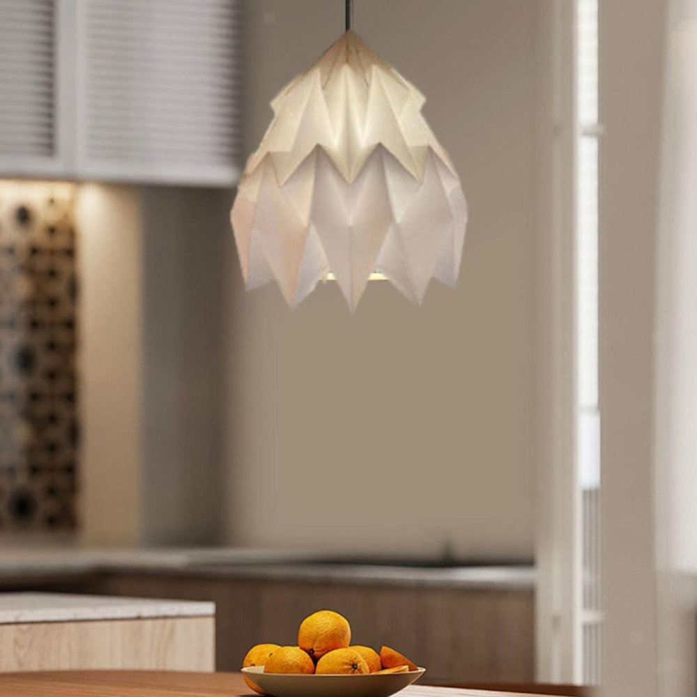 OrigamiGlow – Origami-inspired pendant with layer-on-layer artistic design Carvallo