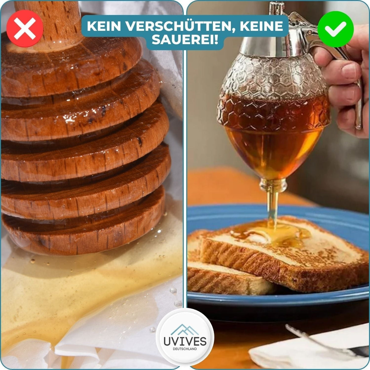 Carvallo - Elegant och praktisk honungssköljare Carvallo