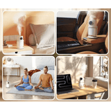 Carvallo USB Luftfuktare | Tyst & Kompakt | Med LED-stämningsljus | För sovrum, kontor & resor Carvallo