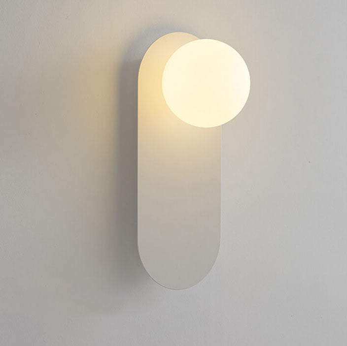 Vägglampa Modern Glasglob Metall Design Carvallo