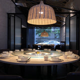 Bambu Rotang Korg Hänglampa för Kök Carvallo