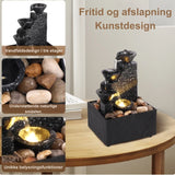 SerenityFalls - Elegant skrivbordsfontän för ro och fokus Carvallo