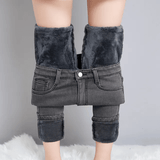 Varma Fodrade Jeans-Personligt-BB-Grå-25-Hemnix