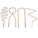 Metallplanter stötta för klätterväxter i olika former Carvallo