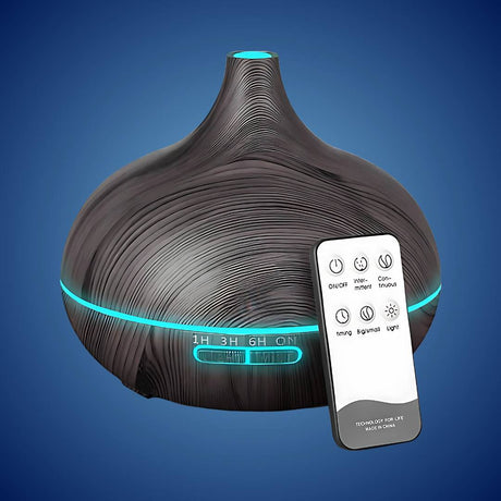 Aroma Diffuser Träådrad Luftfuktare för Hemmet Carvallo