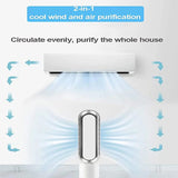 Airpure | 3-i-1 Luftkylare med Luftrenare | Oscillation och Touch LED Carvallo