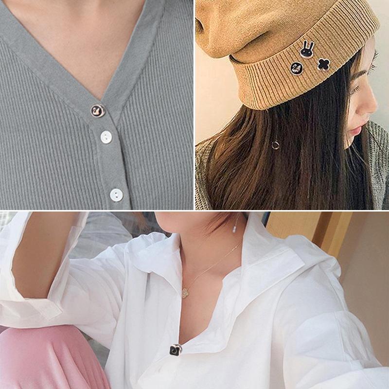 Carvallo – Diskret knappstängning utan sömnad (10-pack) Carvallo