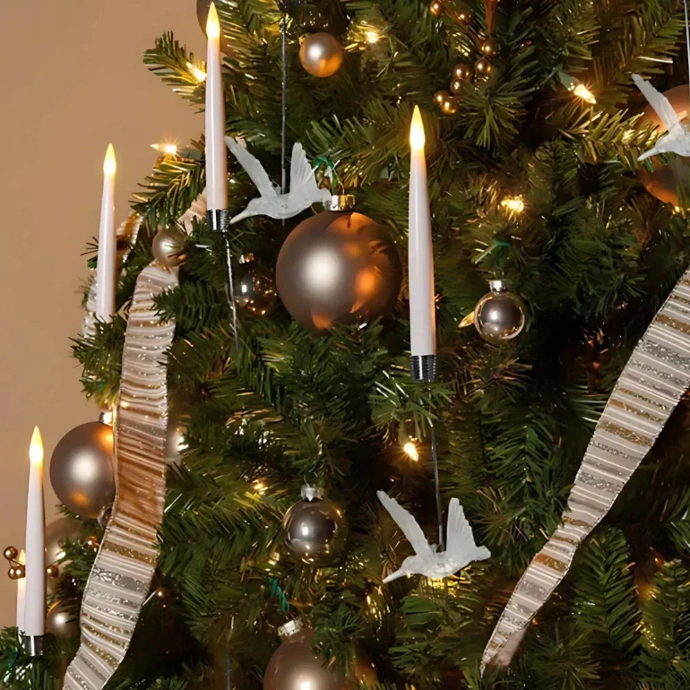 Julgransbelysning med fladdrande LED-ljus Carvallo