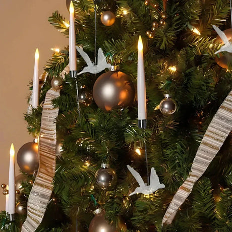 Julgransbelysning med fladdrande LED-ljus Carvallo