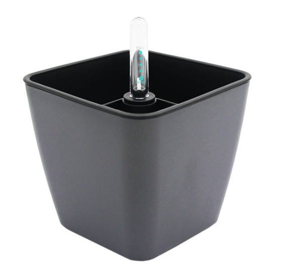 Blomkruka med bevattningssystem – Självbevattnande blomkruka för inomhus- och utomhusbruk Carvallo