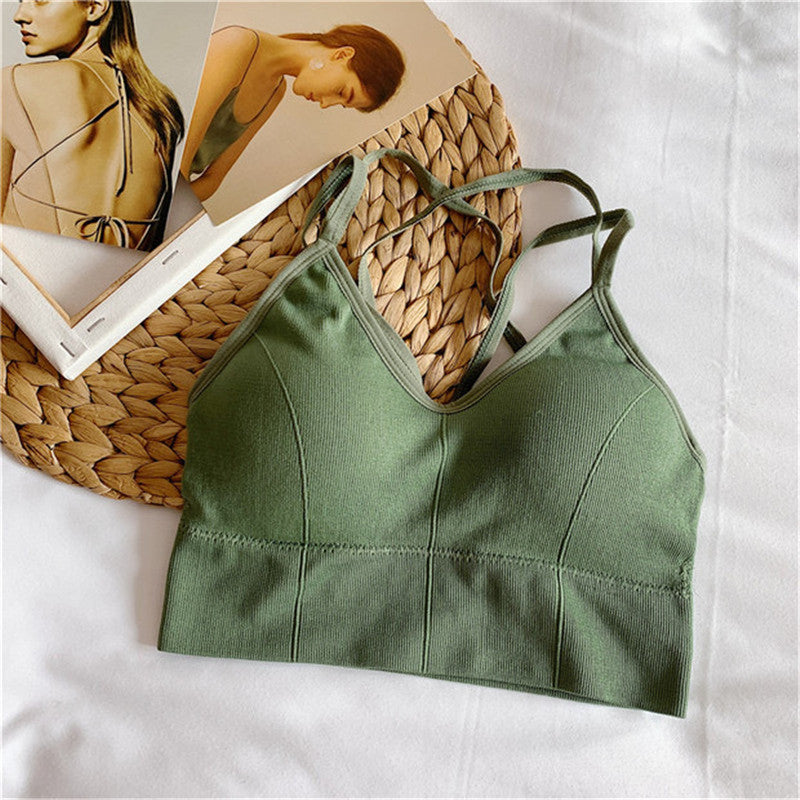 Snygg Sport Bh - One Size-Personligt-BB-Mörk grön-Hemnix