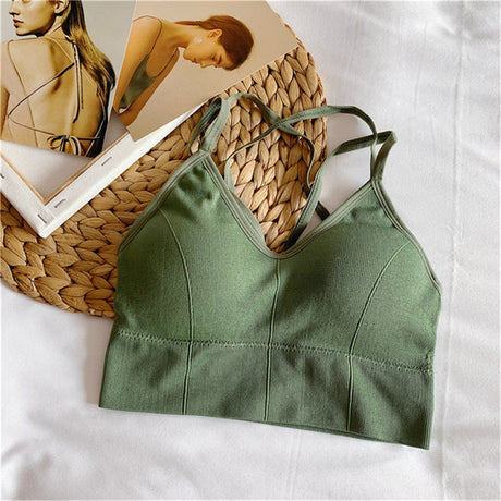 Snygg Sport Bh - One Size-Personligt-BB-Mörk grön-Hemnix