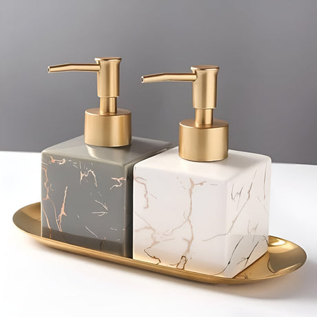 MarbleElegance Soap Dispenser – Lyxig touch för ditt badrum MILA Sverige