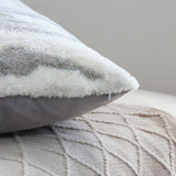 Marmor Inspirerad Plysch Kuddöverdrag Carvallo