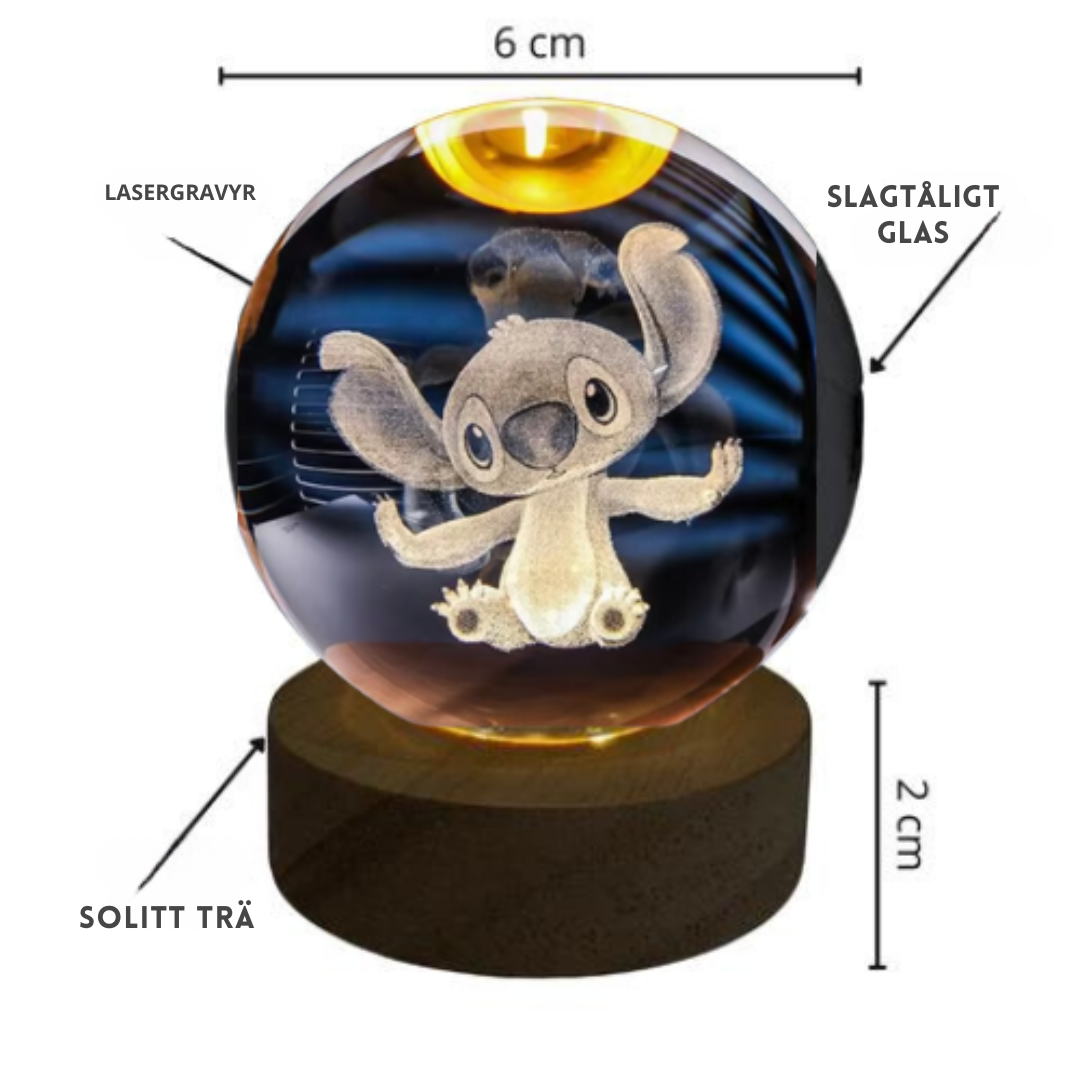 GlowBuddies – Lysande figurer i tecknad stil Carvallo