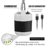 PetSplash – Bärbar utomhusdusch för husdjur och trädgård med USB-laddning Carvallo