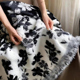 Oriental-Inspired Mink Blanket Carvallo