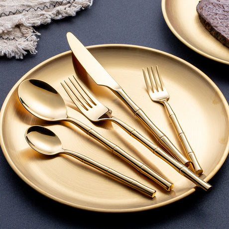 Aldomara Gold & Silver Rostfritt Stål Bestickset Carvallo