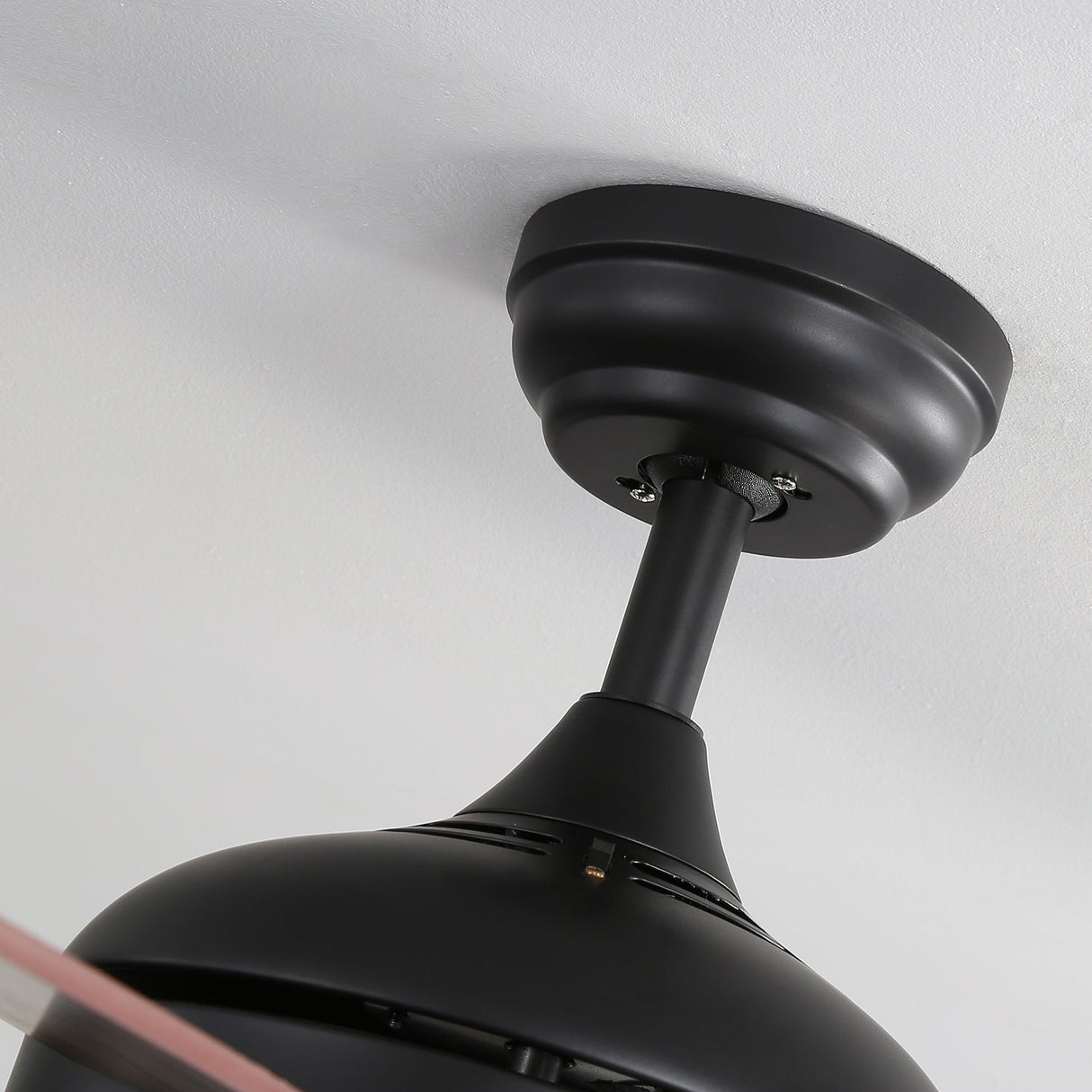 Stilig 52" Trä Takfläkt med dimbar LED-lampa och fjärrkontroll Carvallo