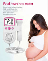 Doppler Graviditet Fetal Baby Hjärtfrekvens Monitor Carvallo