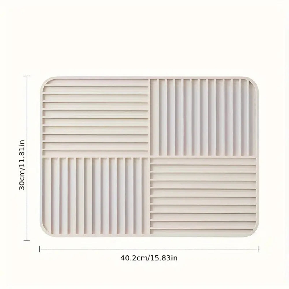 Ribbed Foldable Multipurpose Drying Mat Carvallo