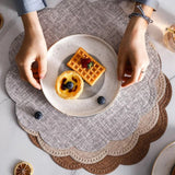 Tefat med vågig kant vattentålig Carvallo