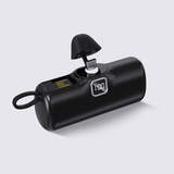 Bärbar Mini Powerbank 5000mAh-Personligt-BB-Svart-Typ C-Hemnix
