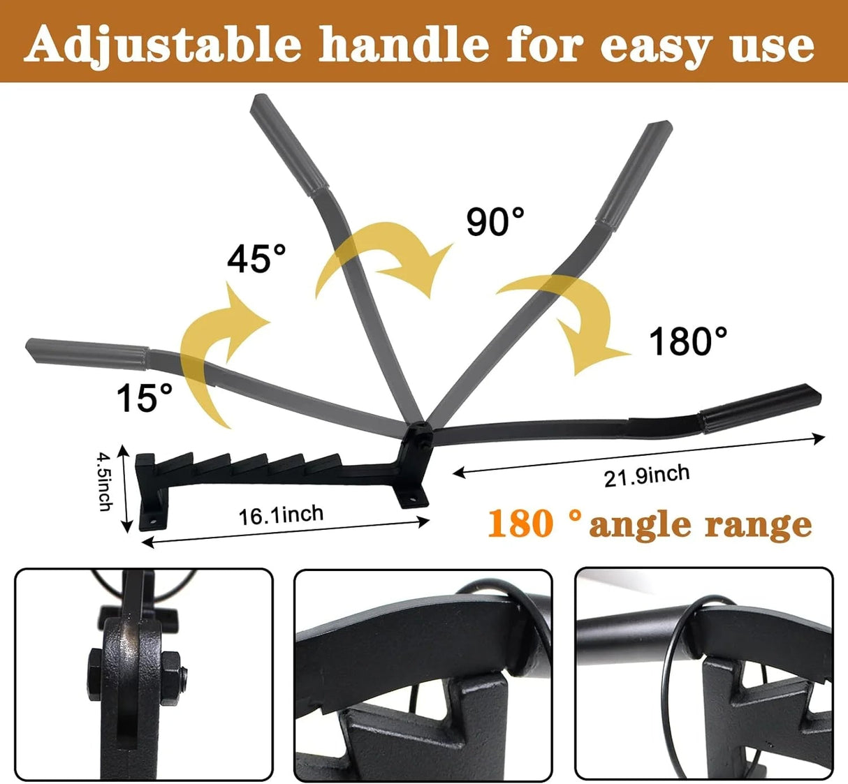 Väggmonterad vedkindling splitter Carvallo