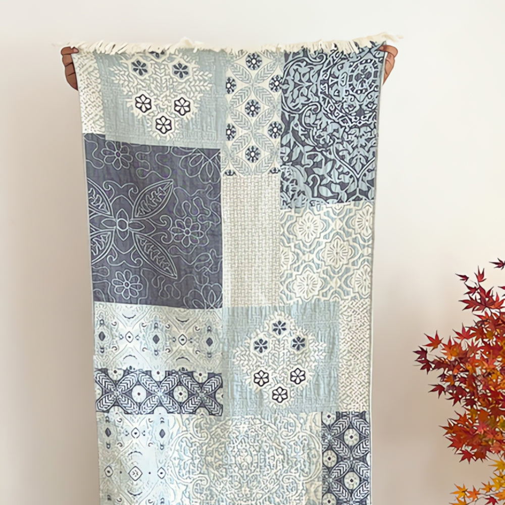 Midnight Swirls Bomullshandduk Carvallo