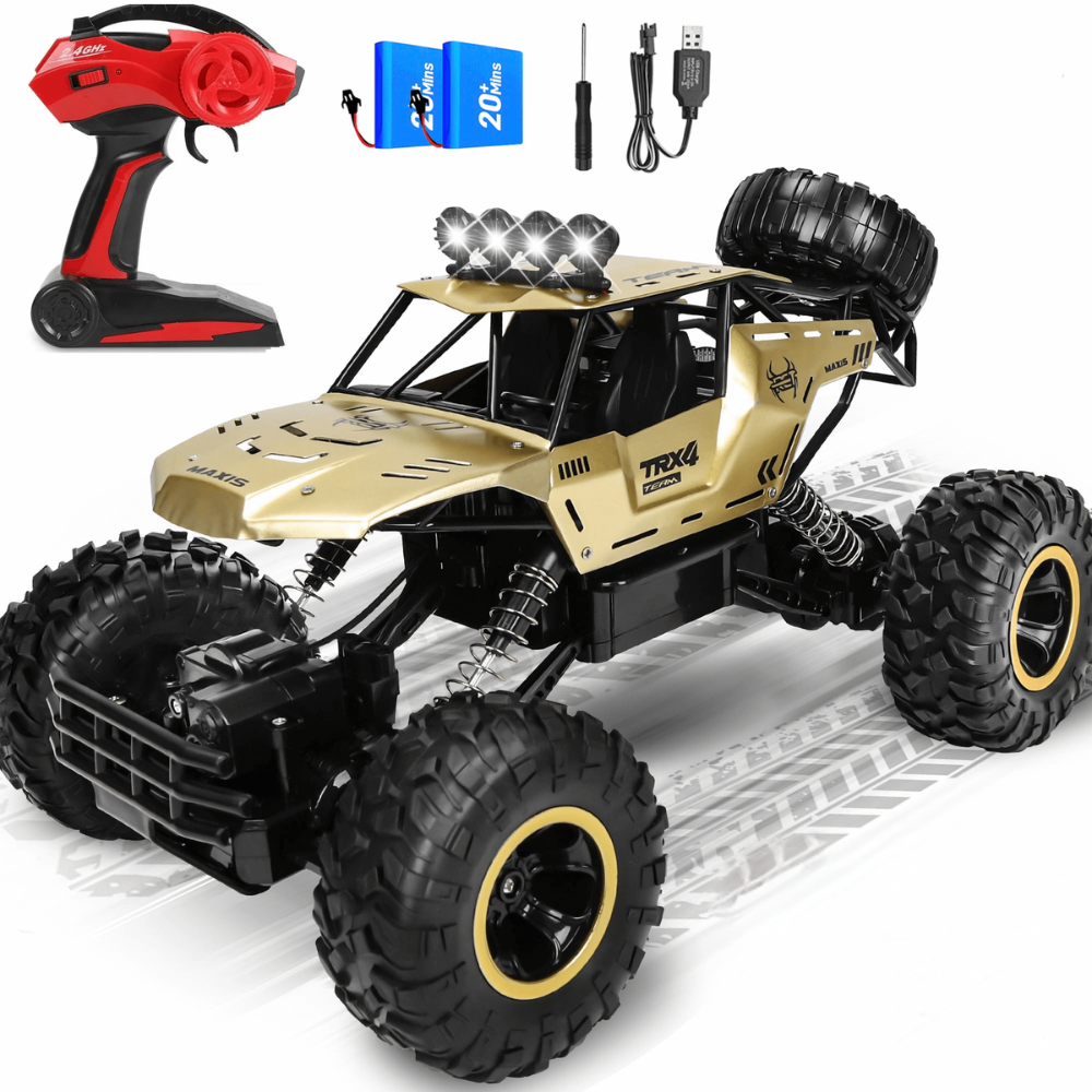 Fjärrkontrollbil med terrängmonsterhjul Carvallo