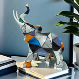 Lyxig Abstrakt Elefant Figur Carvallo