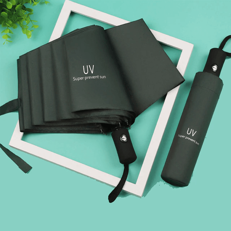 Automatisk Paraply-Personligt-BB-Grön-Hemnix