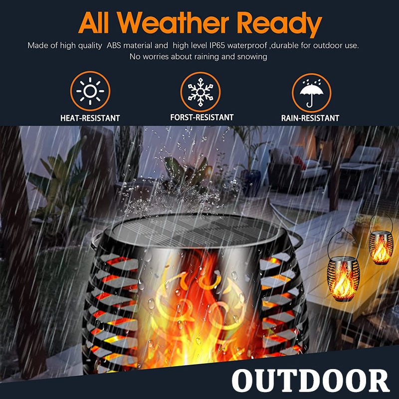Solcellsdriven LED Lykta för Utomhusbruk | IP65 Vattentät Trädgårdsfackla med Flammeffekt – Energisnål & Automatisk Tändning-Kök-BB-Hemnix