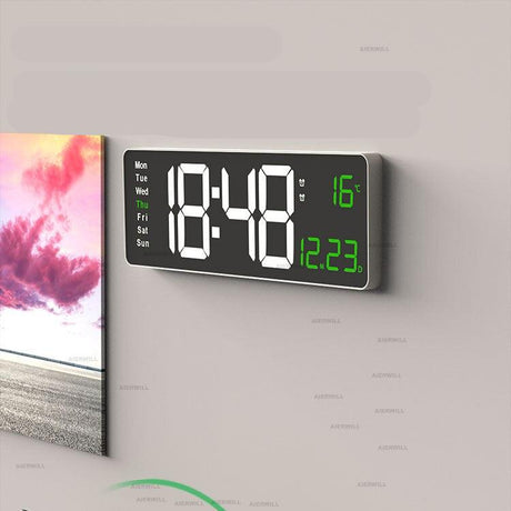 Carvallo - Elegant digital klocka med ljus skärm och modern design för varje rumsinredning Carvallo