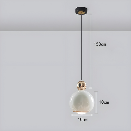 AcrylicSphere Light - Nordisk sfärisk taklampa Carvallo