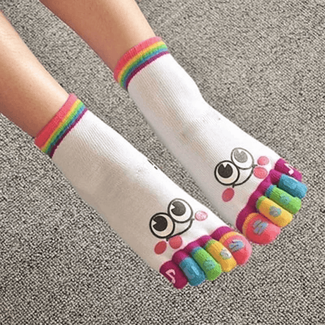 Söta Fingerstrumpor-Barn-BB-Vit-Hemnix