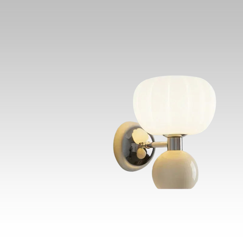 PumpkinLicht - Modern LED Vägglampa med Dubbel Huvud för Vardagsrum och Sovrum Carvallo