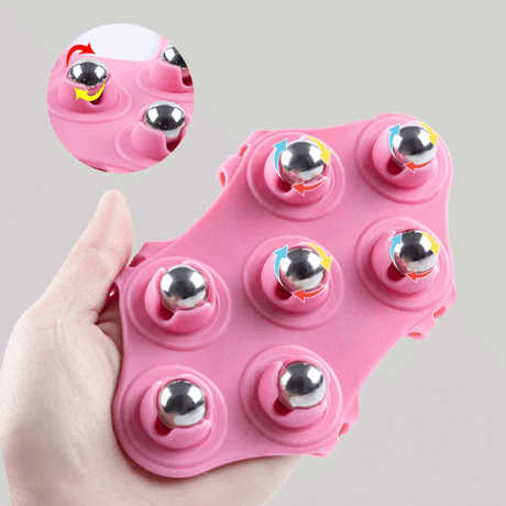 RelaxOrb – Skön Bollmassage för Smärtlindring och Daglig Avslappning-Personligt-BB-Rosa-Hemnix