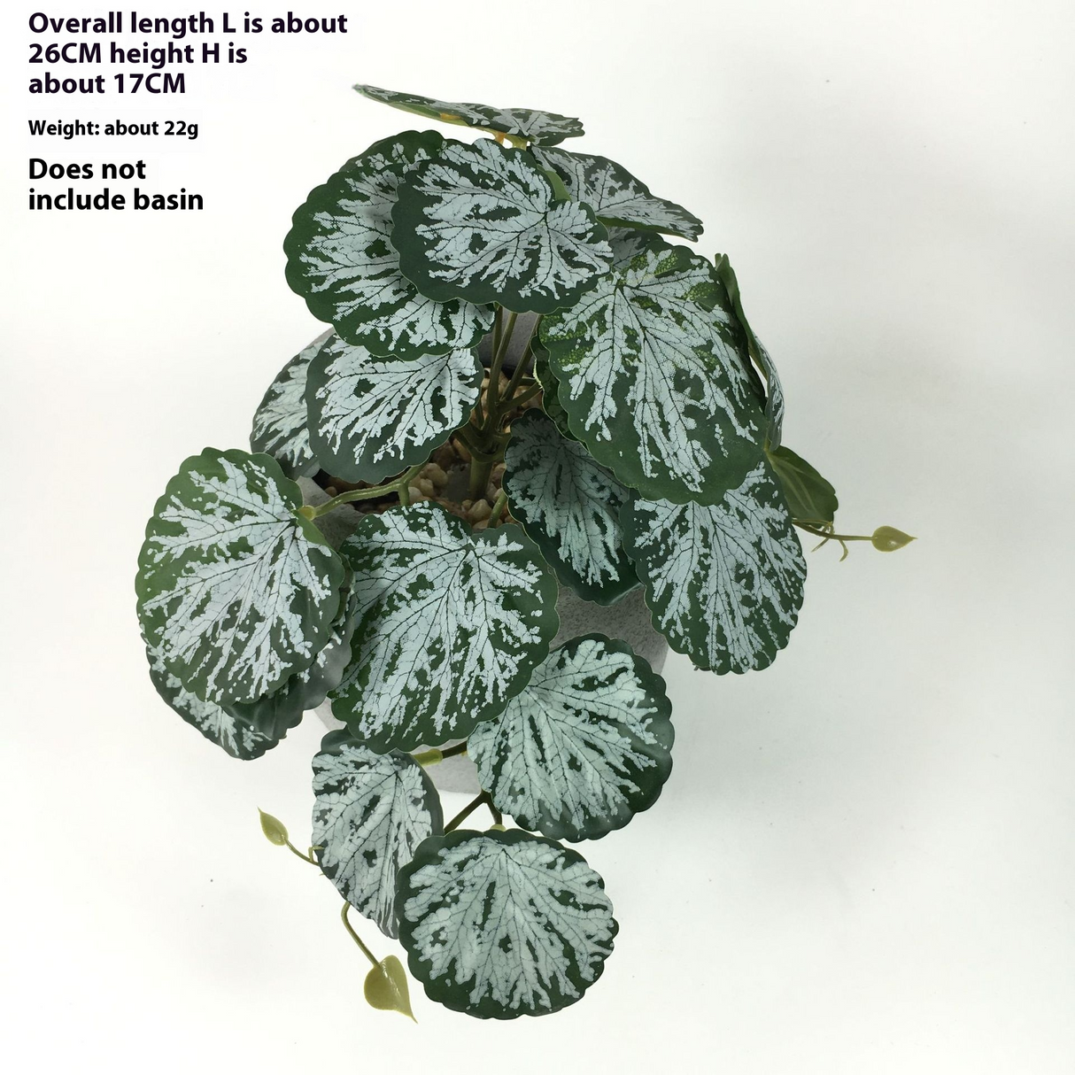 Kunstgjord hängväxt för naturlig dekoration inomhus och utomhus Carvallo