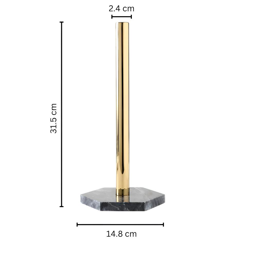 Marmor Bas Pappershanddukshållare Carvallo