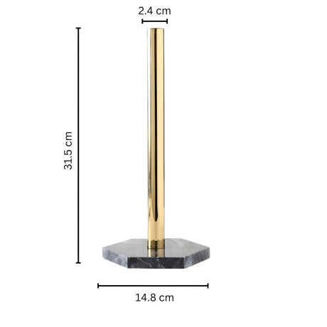 Marmor Bas Pappershanddukshållare Carvallo