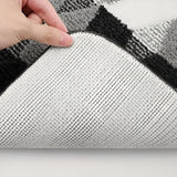 Mjuk Mikrofiber Halkfri Geometrisk Matta Carvallo