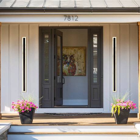 LED Utomhusvägglampor | 11.8–47.2 x 3.1 in | Vattentät IP65 Modern Akrylbelysning | Brick by Brick Carvallo