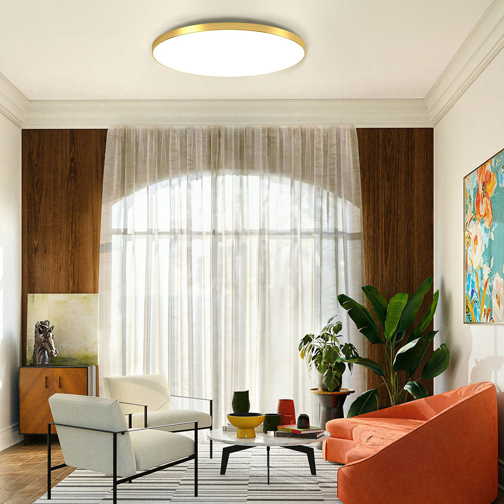 Taklampa Rund LED Modern Flush Fixture Carvallo