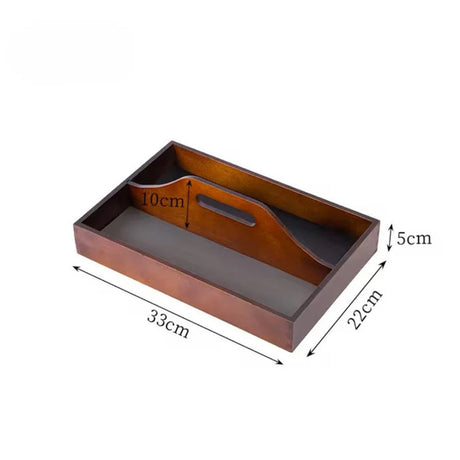 Tidlös Vintage Träorganisatörsbricka Carvallo