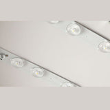 Elysia Modern Rund LED Taklampa Rosa Grå Metall Vardagsrum Carvallo