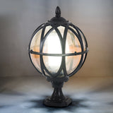 Vintage Utomhus Vägglampa – Klassisk Glas & Metall Lampa för Veranda Carvallo