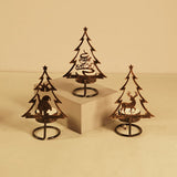 Carvallo | FestiveFlames - Ljusstake i järn i form av en julgran Carvallo