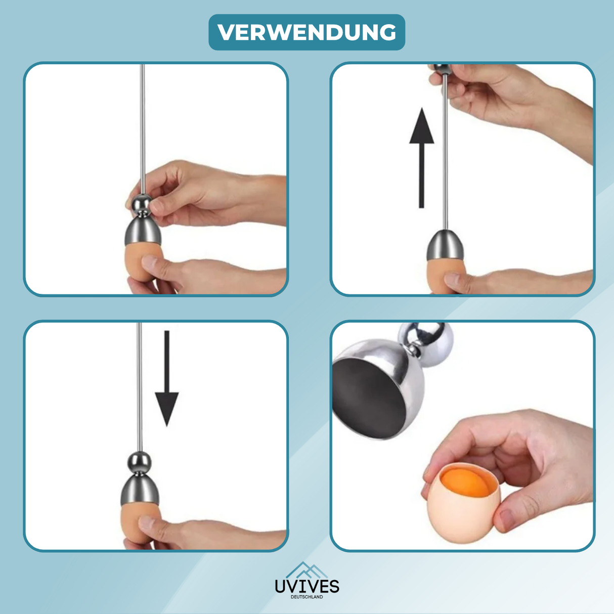 Carvallo | EggCrack Pro – Perfekt äggöppning i ett svep Carvallo