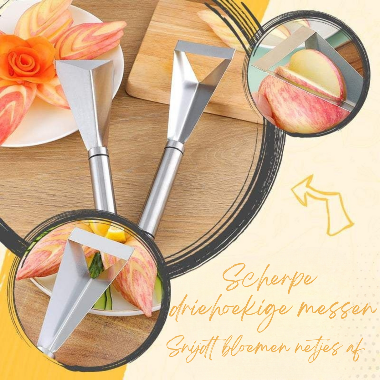 Carvallo | TriSlicer - Triangulär fruktskivare Carvallo